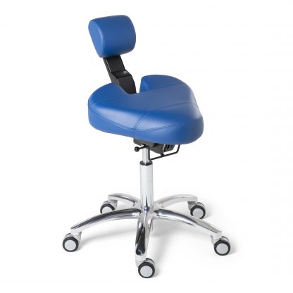 BQE Dynamic ergonomische werkstoel in de kleur blauw